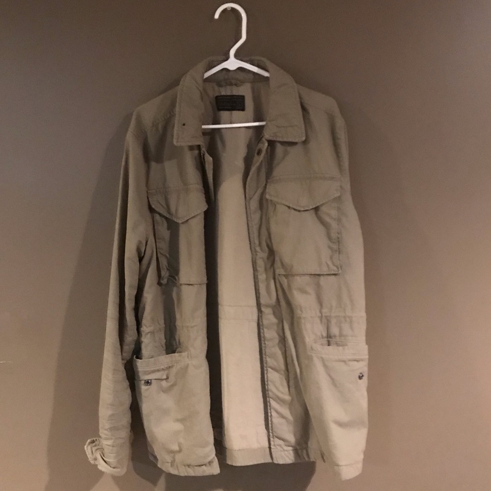 Olive Green—Abercrombie and Fitch—Military Jacket